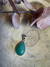 Sterling Silver Green Aventurine Pendant SKU 25898