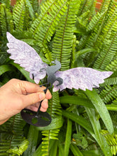 Lepidolite Winged Unicorn on Stand SKU 25130A