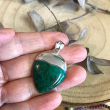 Sterling Silver Chrysocolla Pendant SKU 22689