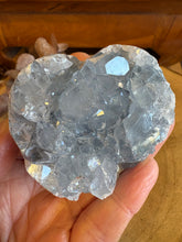 Celestite Cluster Heart SKU 24883C