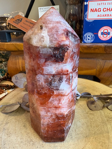 Hematoid Quartz Point SKU 25101