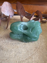 Green Aventurine Dinosaur Head Carving SKU 25630
