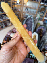 Orange Calcite Wand SKU OCW2