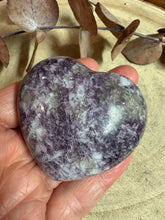 Lepidolite Heart SKU 25976