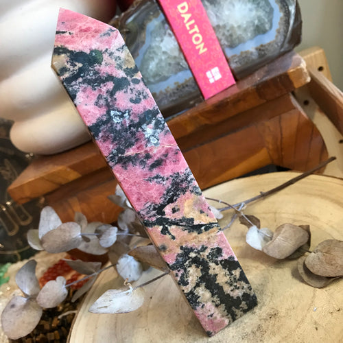 Rhodonite Obelisk SKU 23455