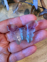 Rainbow Fluorite Butterfly Carving SKU 26648
