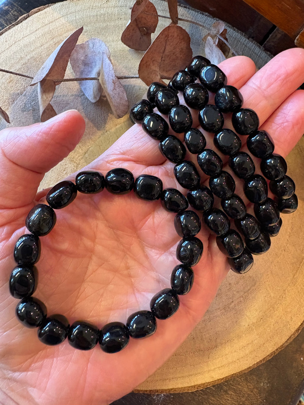 Black Obsidian Tumble Bracelet SKU 26863