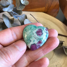 Ruby Fuchsite Heart SKU 19274B