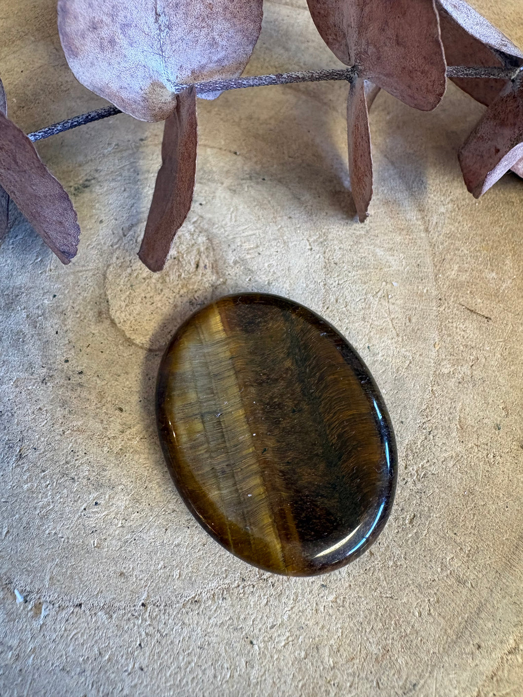 Tiger Eye Worry Stone SKU 25778
