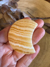 Orange Calcite Crescent Moon SKU 24938
