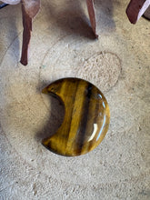 Tiger Eye Moon Carving SKU 26208A