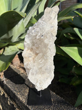 Clear Quartz Cluster on Stand SKU 26385