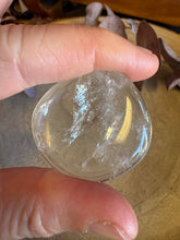 Clear Quartz Smooth Stone SKU 25463C