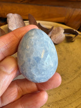 Blue Calcite Egg SKU 25828