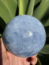 Blue Calcite Large Sphere SKU 25827