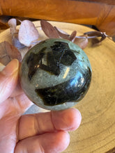Prehnite, Epidote & Rutile Sphere SKU 26503
