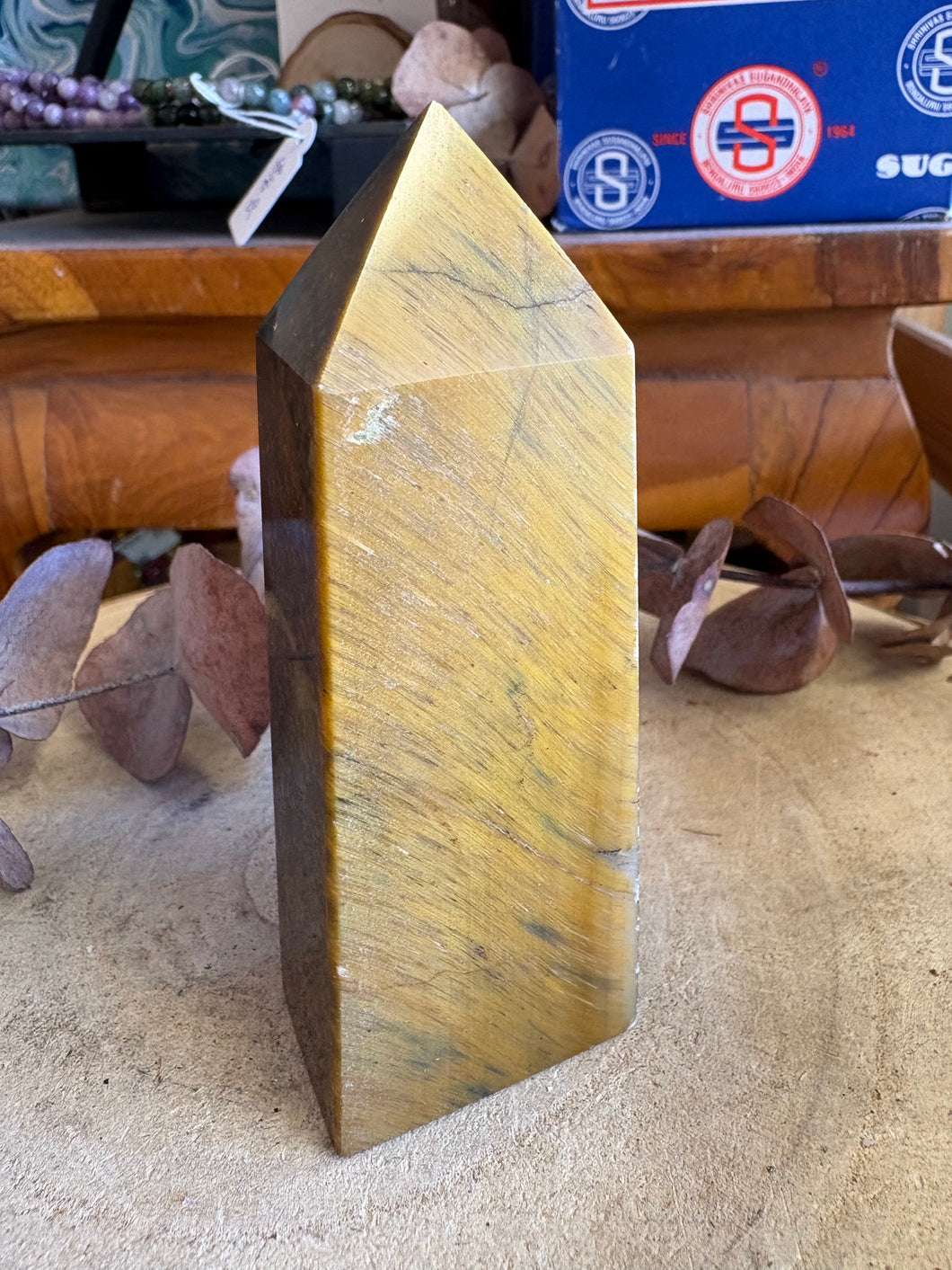 Tiger Eye Obelisk SKU 25616