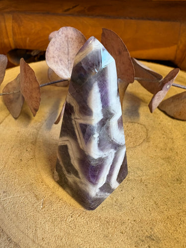 Chevron Amethyst Obelisk SKU 26084