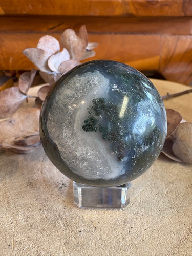 Moss Agate Sphere SKU 20822