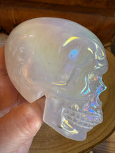 Opal Aura Quartz Skull Carving SKU 25097