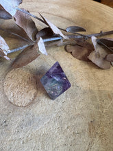 Rainbow Fluorite Octohedron SKU 24664B