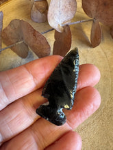 Black Obsidian Arrowhead Carving SKU 25650A