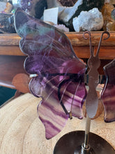 Rainbow Fluorite Winged Butterfly SKU 27087RF