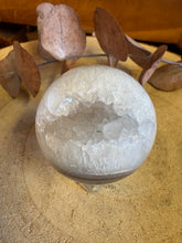 Clear Quartz Geode Sphere SKU 26165