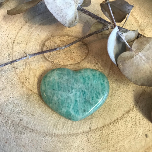Amazonite Heart SKU 22346