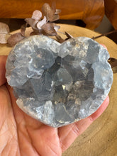 Celestite Cluster Heart SKU 24883A