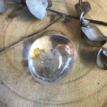 Clear Quartz Palm Stone SKU 22357