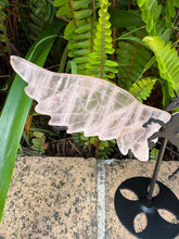 Rose Quartz Winged Unicorn on Stand SKU 25318