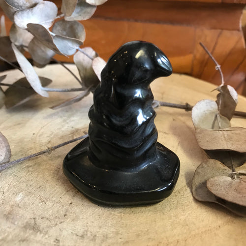 Black Obsidian Witch/Wizard/Sorting Hat SKU 23080A
