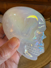 Opal Aura Quartz Skull Carving SKU 25097