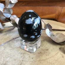 Snowflake Obsidian Egg SKU 23094B