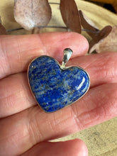 Entia Sterling Silver Lapis Lazuli Heart Pendant SKU 26042