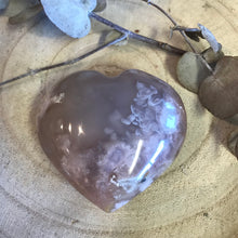 Flower Agate Heart SKU 22473