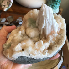 Green Apophyllite, Stilbite & Scolecite Cluster SKU 22821