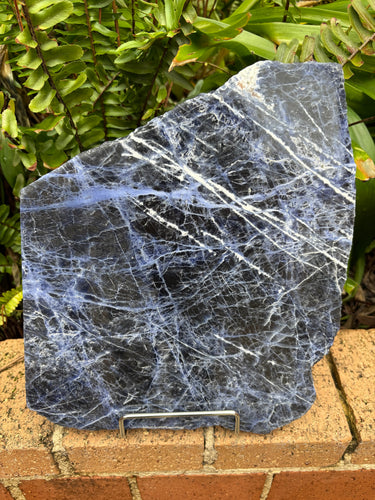 Sodalite Slab in Stand SKU 24402