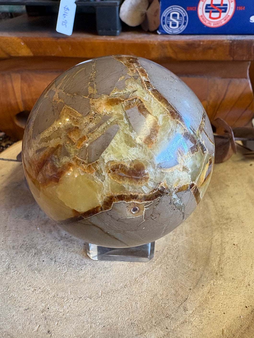 Septarian Sphere SKU 25637