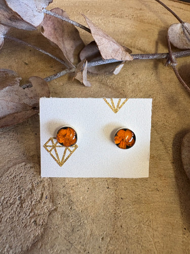 Sterling Silver Wildflower Stud Earrings SKU 25357C