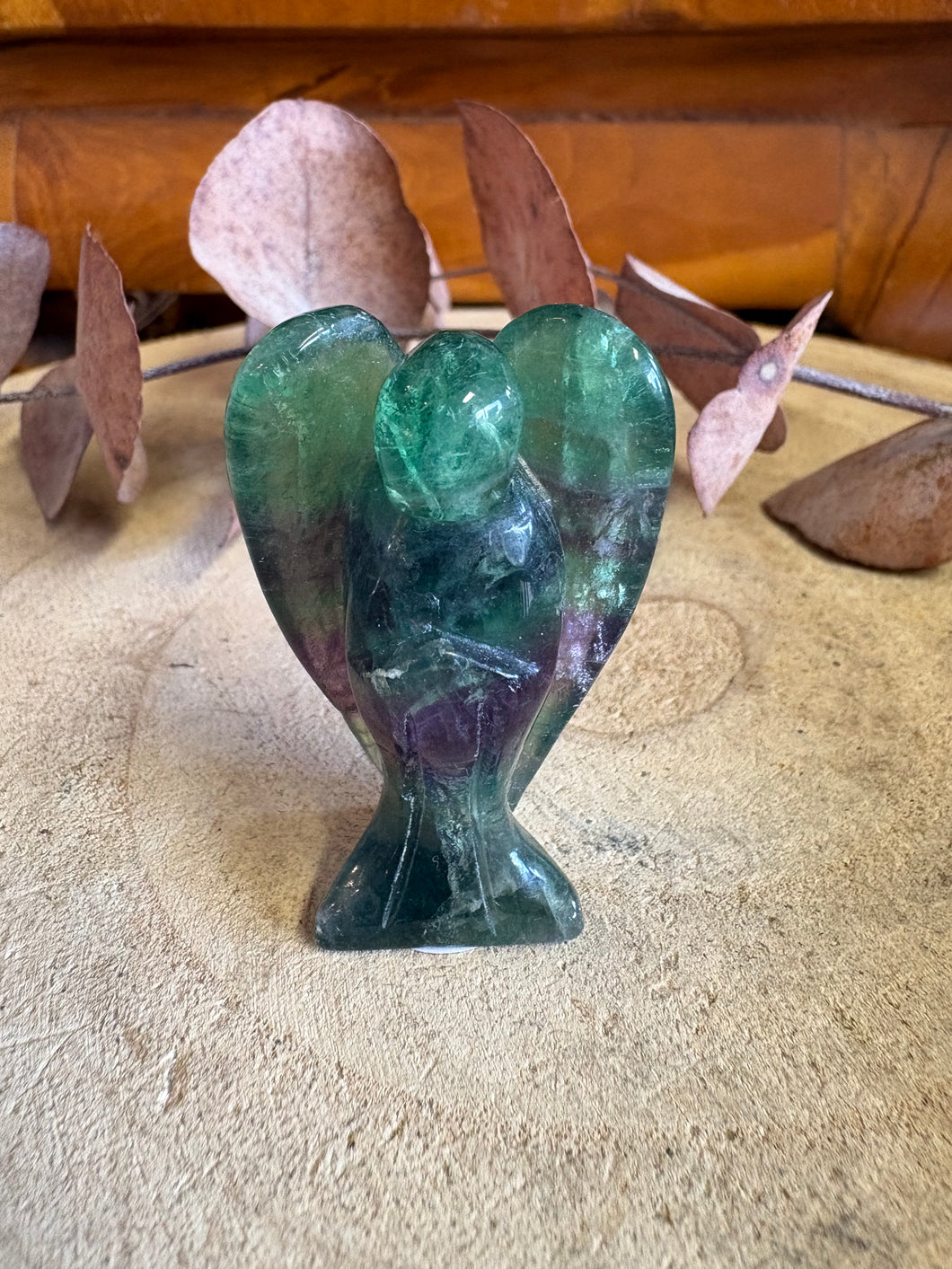 Rainbow Fluorite Angel SKU 26089