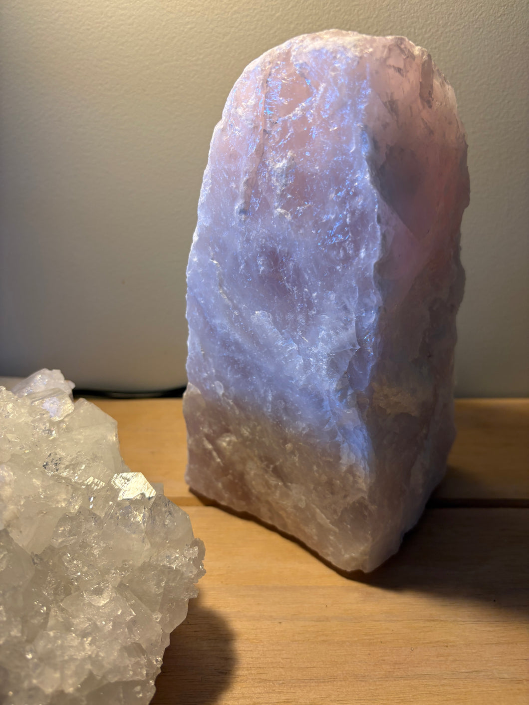 Rose Quartz Chunk Lamp SKU 26236A