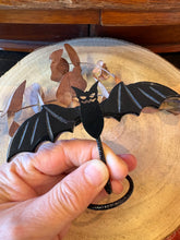 Black Obsidian Winged Bat on Stand SKU 26719