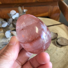 Hematoid Quartz Egg SKU 23463A