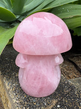 Rose Quartz Mushroom Carving SKU 26926