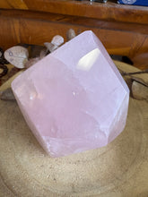 Rose Quartz Facet Cut Freeform SKU 25393