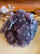 Purple Fluorite Cubic Cluster SKU 25033