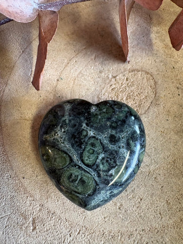 Kambaba Jasper Heart SKU 26091