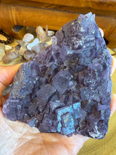 Cubic Purple Fluorite Cluster SKU 25034
